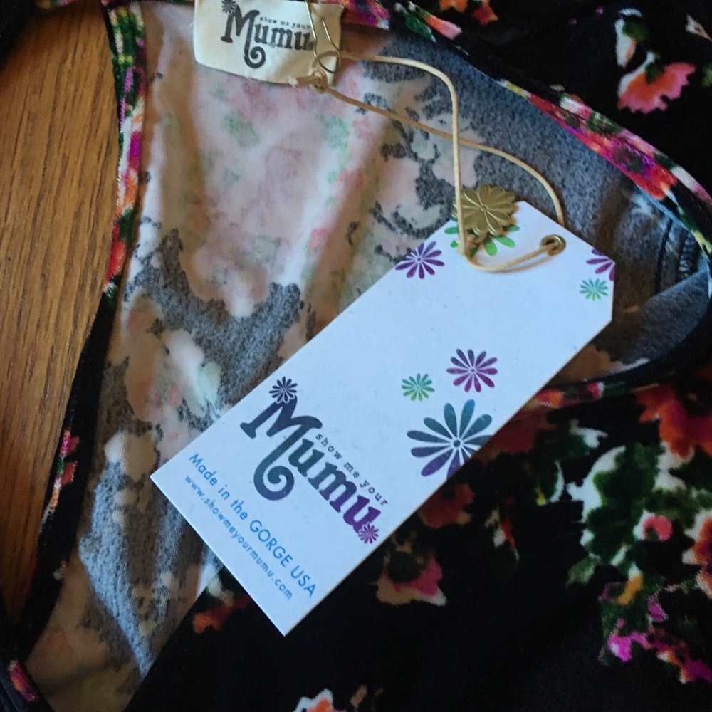 Show Me Your Mumu velvet floral romper - Picture 3 of 5